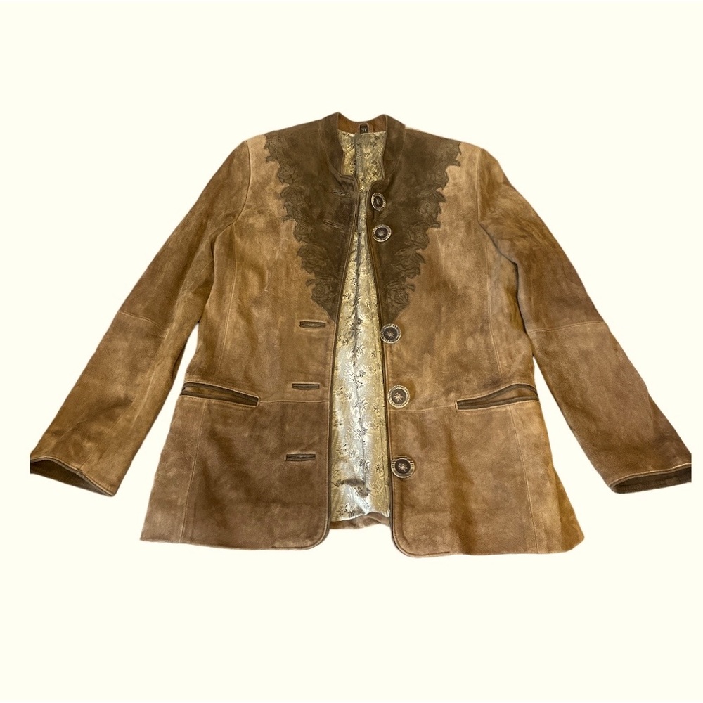 Vintage- SOLO suade leather jacket